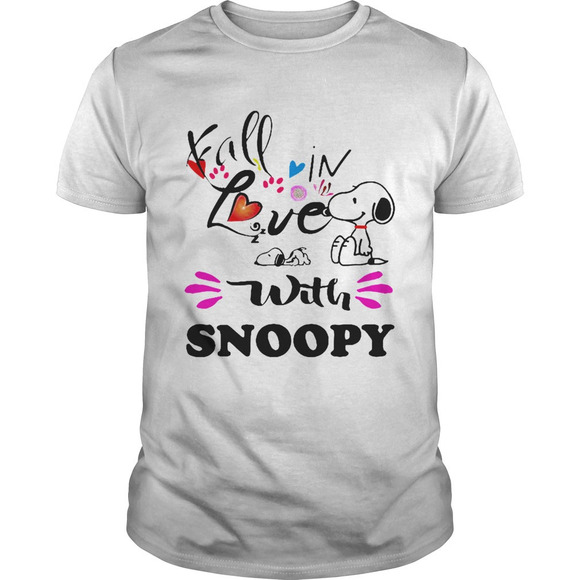 Tops - Fall In Love With Snoopy Shirt